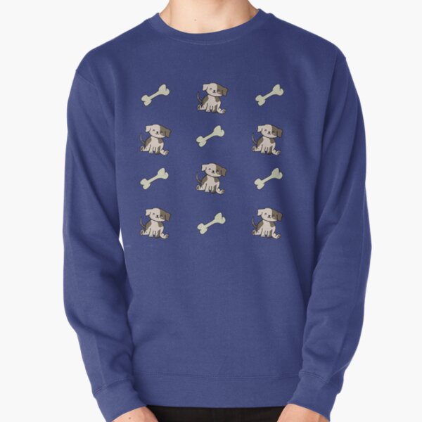 Puppy and Bone Pullover Sweatshirt