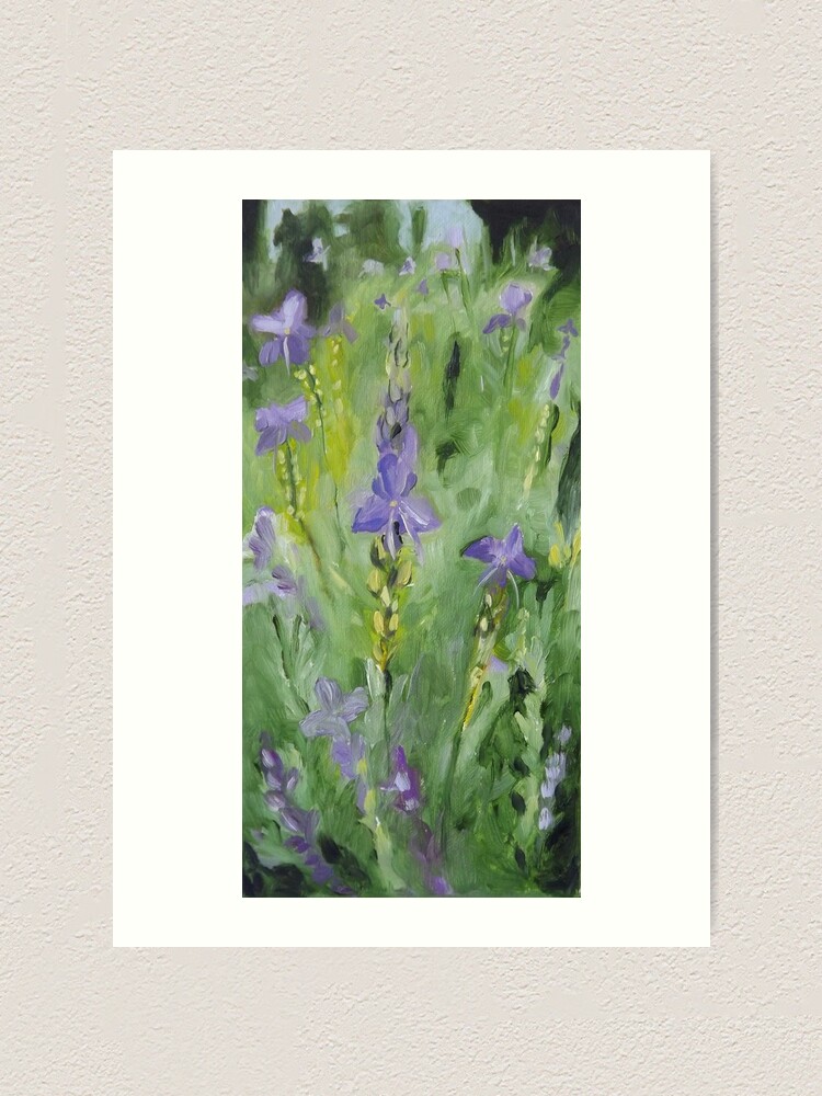 Alternate view of Purple Garden Art Print