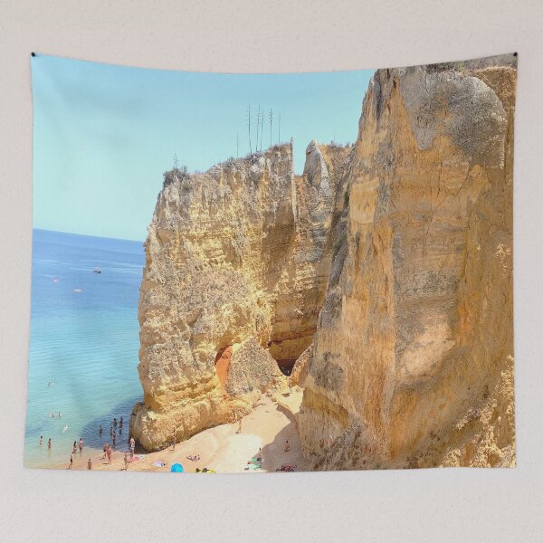 Item preview, Majestic Beach and Cliffs of Lagos Portugal designed and sold by Orchyd.