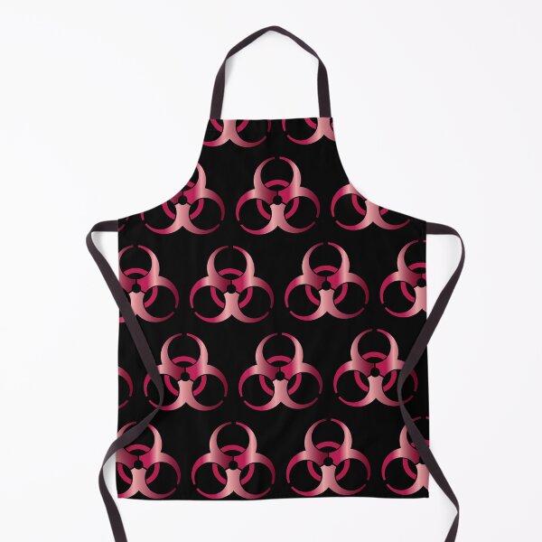 Item preview, Red Ruby Colored Biohazard Symbol Pattern designed and sold by Bill Shearer.