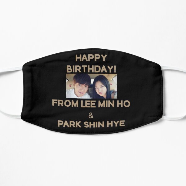 Happy Birthday From Lee Min Ho + Park Shin Hye Mask