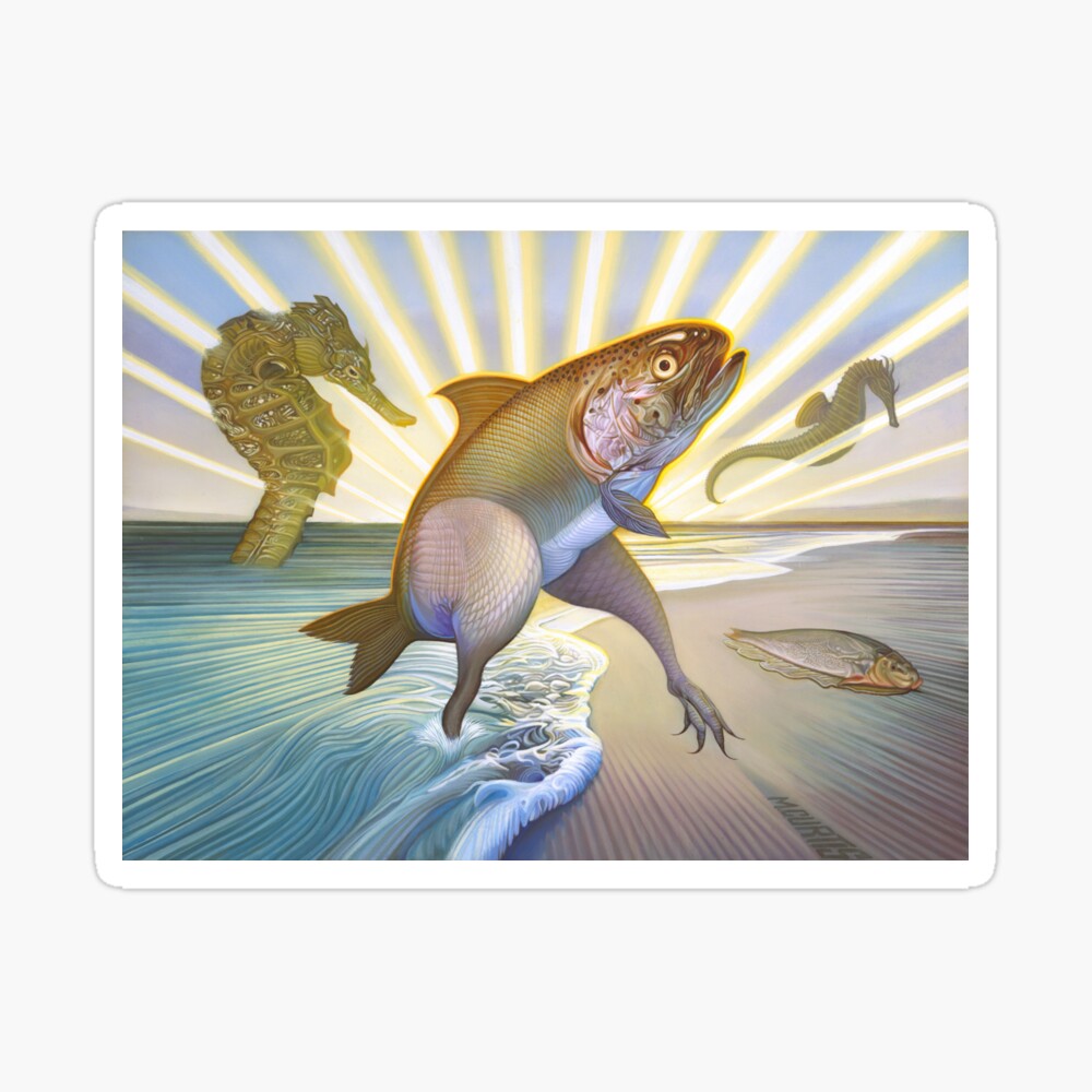 A Fish Called Wander Sticker