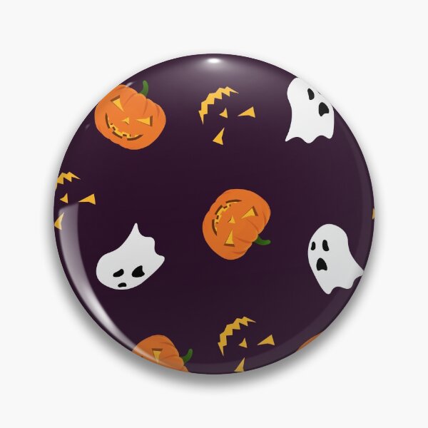Artikelvorschau, Halloween-Muster mit Kürbis, Geister entworfen und verkauft von GulArt.