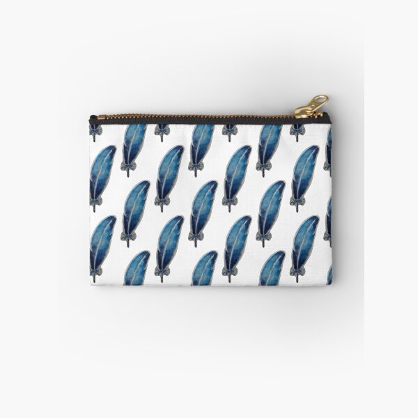 Item preview, Blue Watercolor Feathers designed and sold by ArtsyDucking.