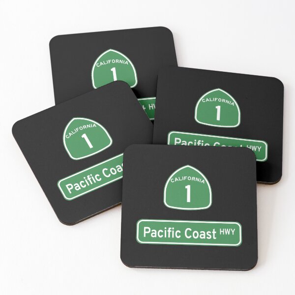 Item preview, California Highway 1 Pacific Coast Highway Street Sign designed and sold by allcitymetro.