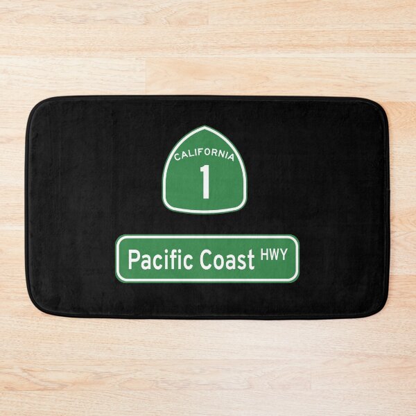 Item preview, California Highway 1 Pacific Coast Highway Street Sign designed and sold by allcitymetro.