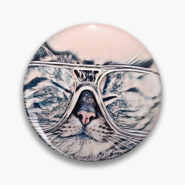 Item preview, Funny Cat with glasses facemask Design designed and sold by bobla25.