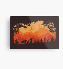 Nine Companions Metal Print