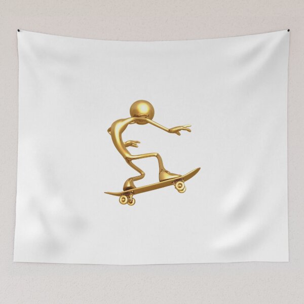 Item preview, Skateboard golded dude freestyle designed and sold by lacm2020.