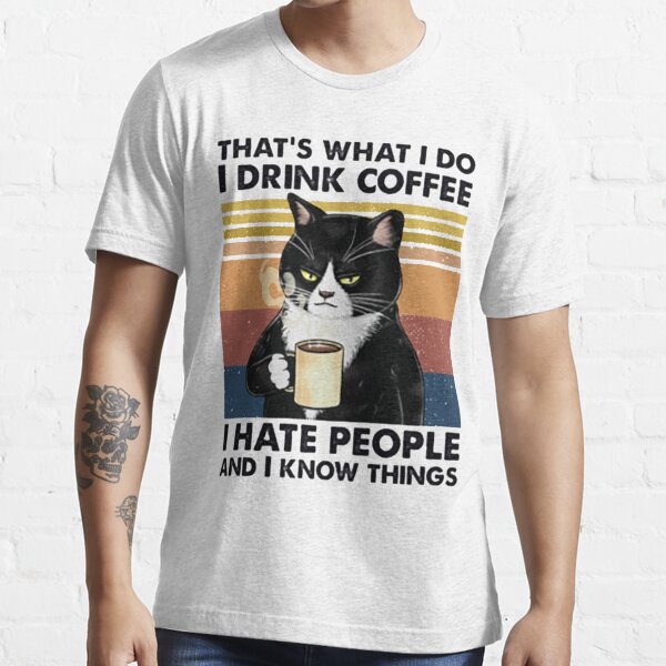 i hate people cat shirt