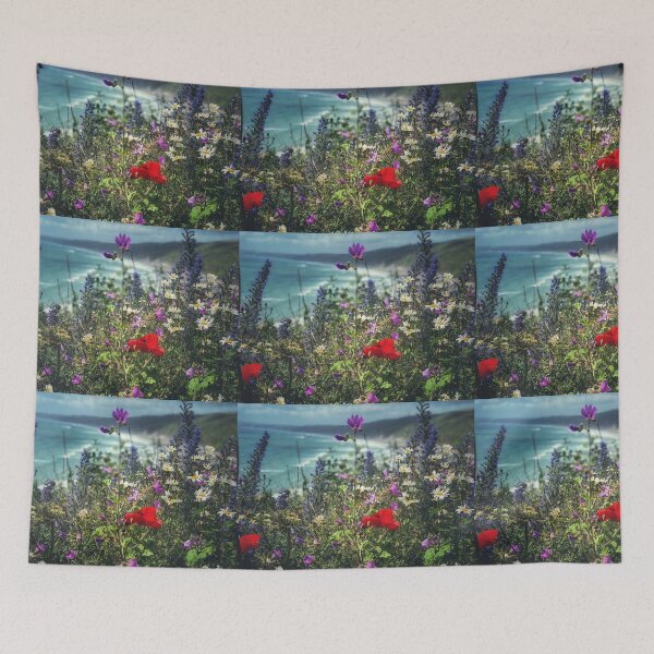 Item preview, Cornish Floral Coastline designed and sold by carlyhodges.