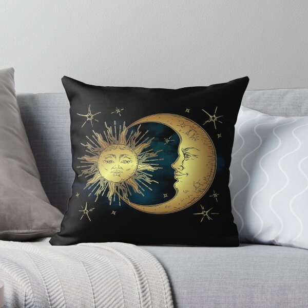 Sun and best sale moon pillow