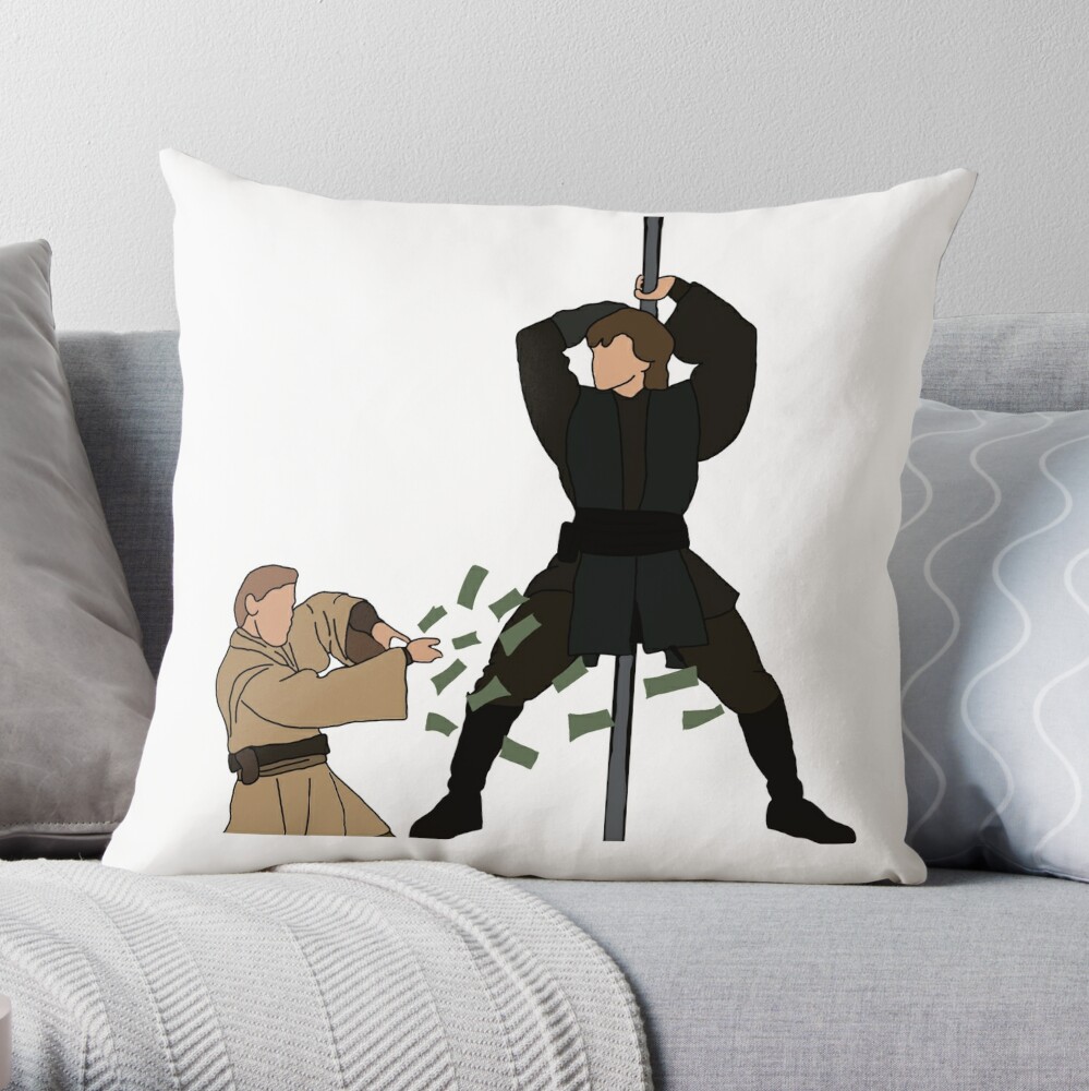 Star Wars Throw Pillows, Obi Wan & Anakin Throw Pillow