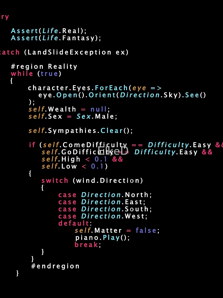 Thumbnail 3 of 3, Scarf, Is This The Real Life Coding Programming Color designed and sold by ElkeD.