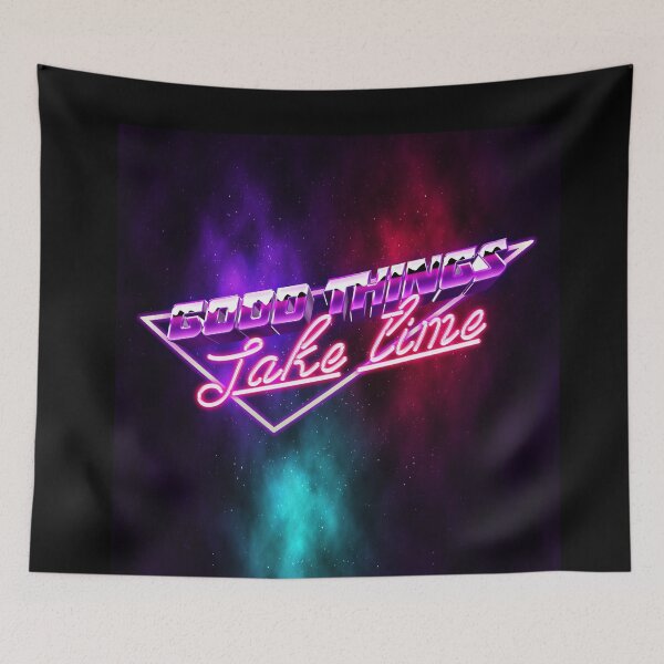 Item preview, Good things take time retro designed and sold by Infdesigner.