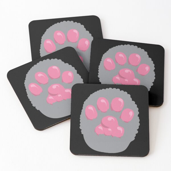 Item preview, Grey Toe Beans on Black designed and sold by MoodyCarp.