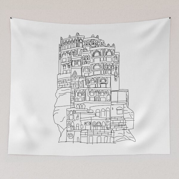 Item preview, Yemeni Architecture designed and sold by MidEast Designs.