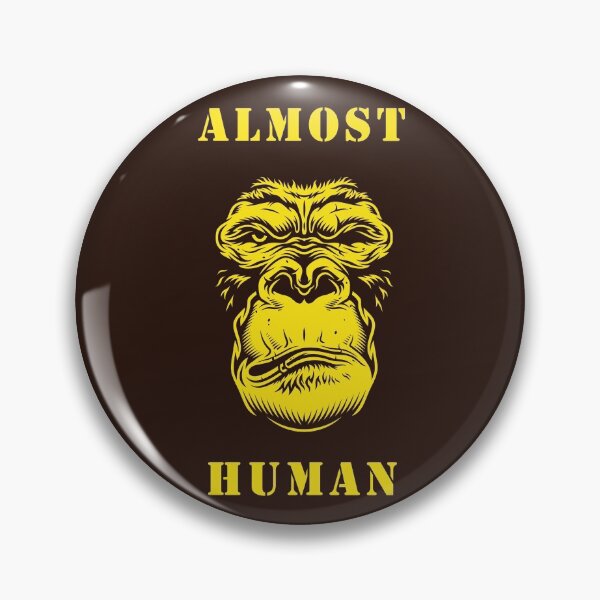 Item preview, almost human gorrila face brown designed and sold by WilliamsGFX.
