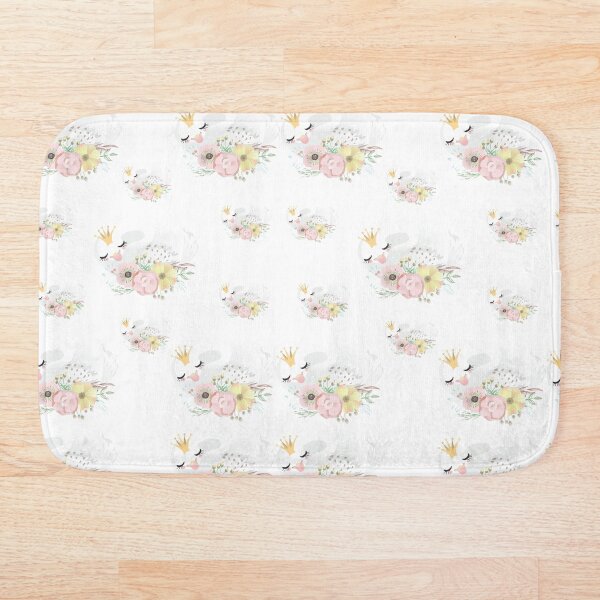 Artikelvorschau, Netter Schwan in einem Blumenbeet entworfen und verkauft von JacieDesigns.