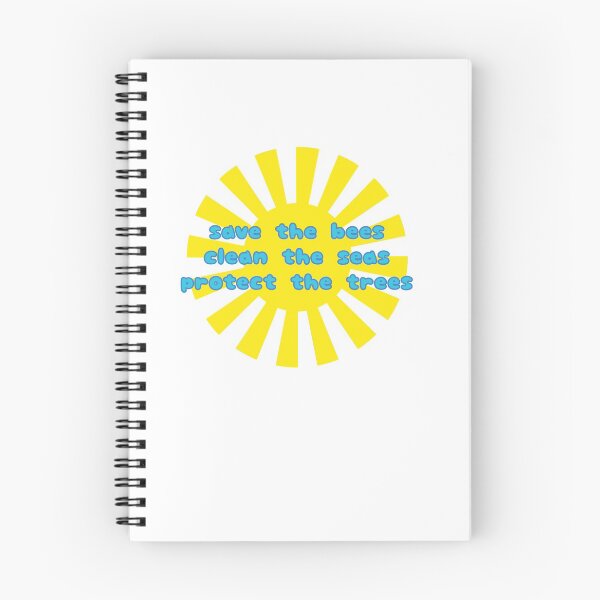 Item preview, sunshine save the bees plant trees clean the seas, environmental  designed and sold by KaelaRebeccaArt.
