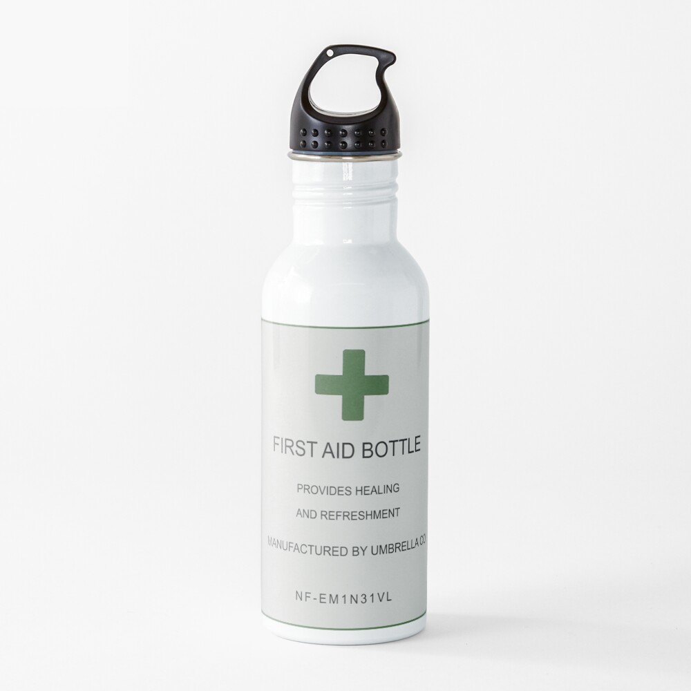 "Resident Evil First Aid Water Bottle" Water Bottle for Sale by