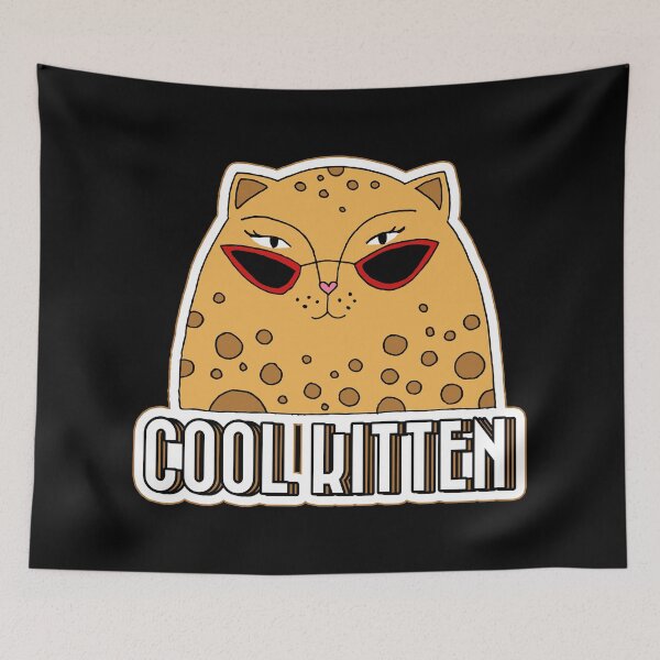 Item preview, Cool kitten designed and sold by onemoremask.