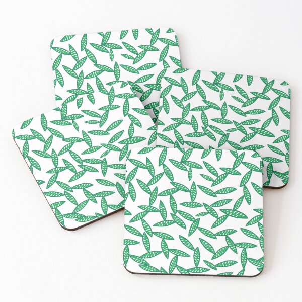 Aperçu de l'œuvre Abstract Leaves Pattern Print créée et vendue par MCMXCV-PROJECT.