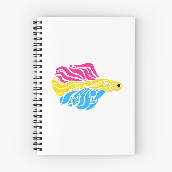 Item preview, Betta Fish - Pink Yellow Blue Pride designed and sold by arturekdesign.