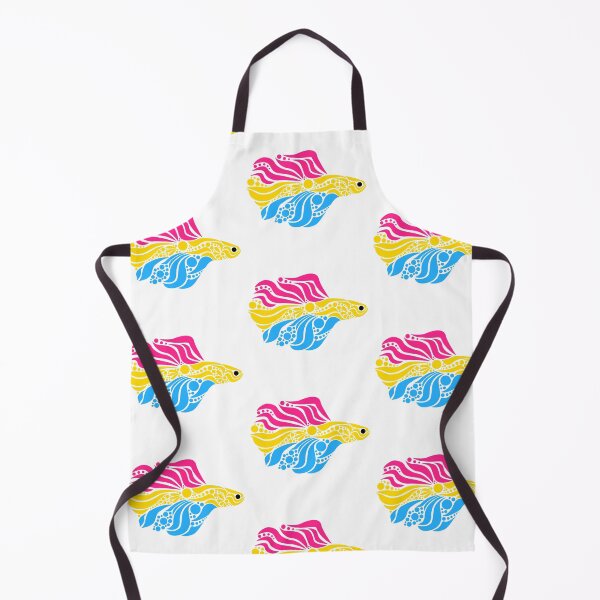 Item preview, Betta Fish - Pink Yellow Blue Pride designed and sold by arturekdesign.