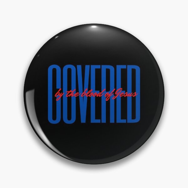 Item preview, Covered by the Blood of Jesus (cobalt blue) designed and sold by LiveAndGlow.