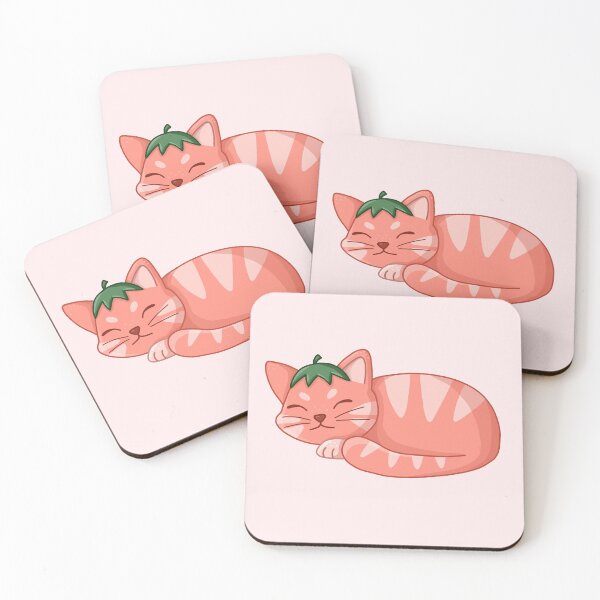 Item preview, Strawberry Cat designed and sold by TheCastleStudio.