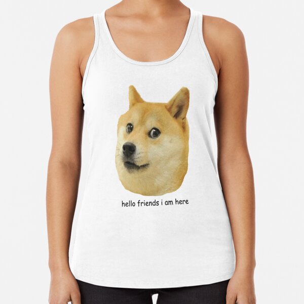 Doge Tank Tops Redbubble - doge shirt template roblox 2020