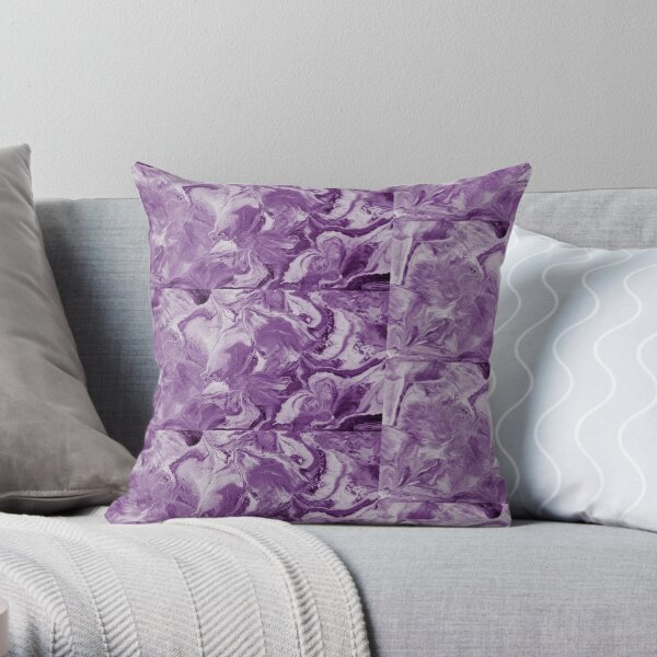 Accidental Iris Really Royal Throw Pillow