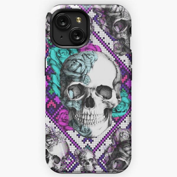 Psychobilly iPhone 7 8 11 12 13 14 Pro Plus SE X XS Max XR Case Nu Goth  Evil Elvis Tumblr Aesthetic Rockabilly Horror Pastel Skullvis -  UK