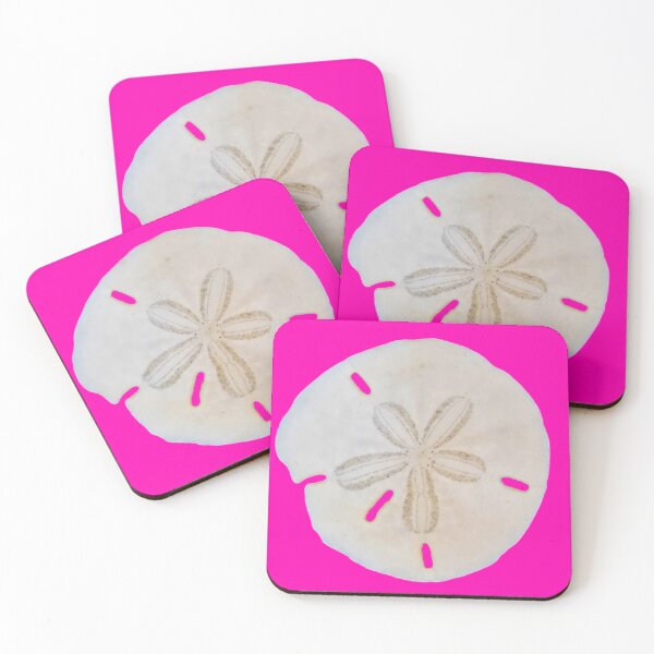 Item preview, Sand Dollar with Pink Background designed and sold by fourleafphotos.