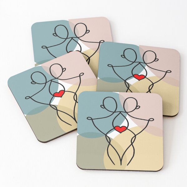 Item preview, Abstract dancing figures on a multi colored background. decorating, interiors designed and sold by jayne0524.