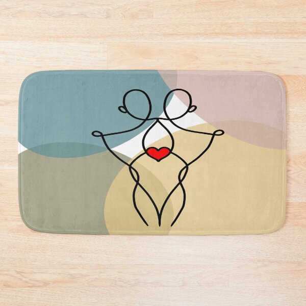 Item preview, Abstract dancing figures on a multi colored background. decorating, interiors designed and sold by jayne0524.