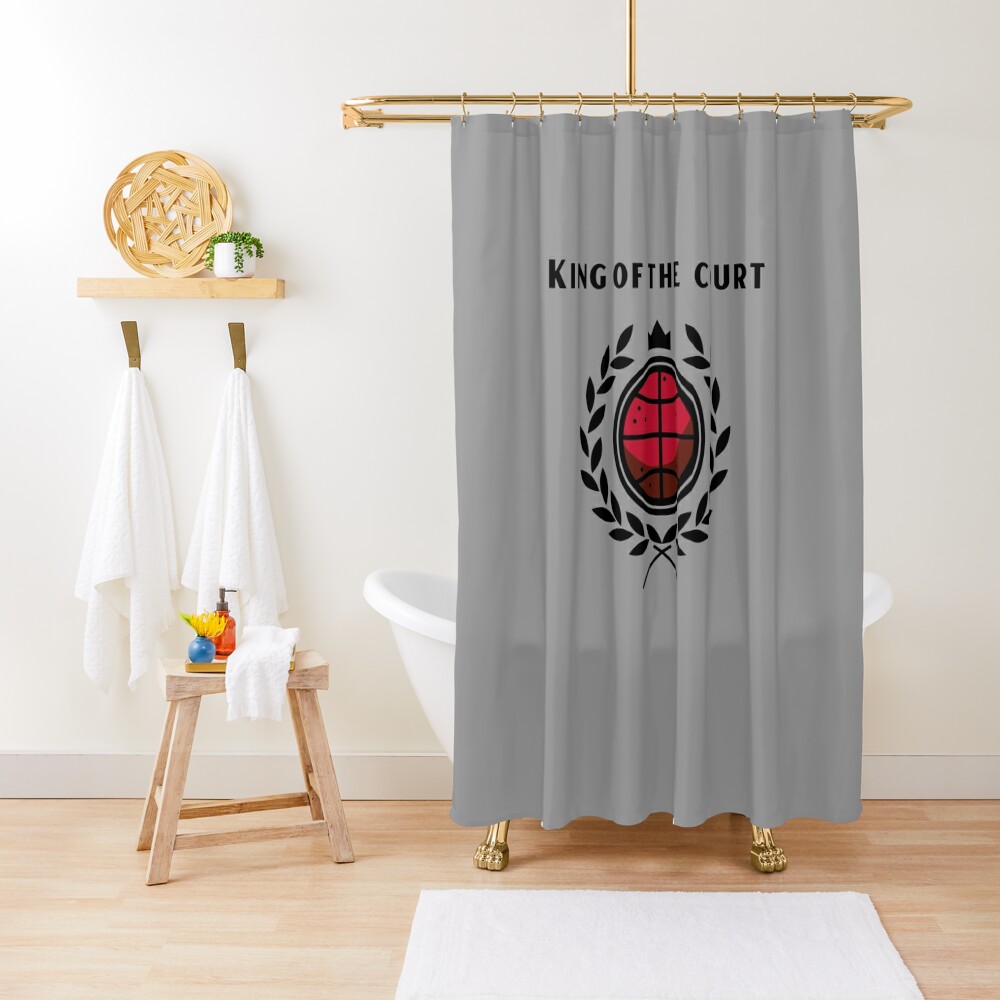 Fashion King Of The Court Basketball Shirt Shower Curtain CS-S3708ON7