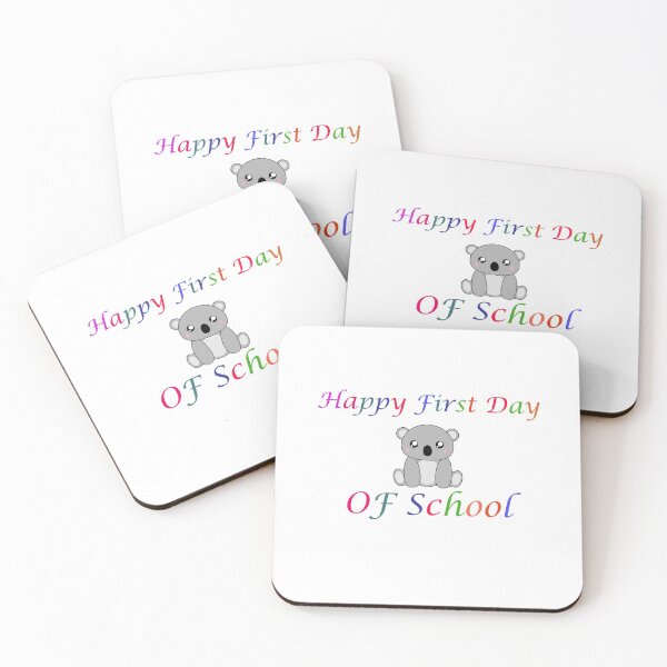 Artikelvorschau, Glücklicher erster Schultag, Koala-Liebhaber-Geschenk für Lehrer-Schüler entworfen und verkauft von Soukainadesign.