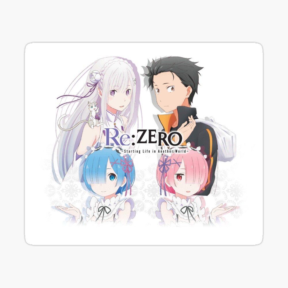 Re Zero Ram Rem Natsuki Subaru T Shirt Kids T Shirt By Anime Dude Redbubble