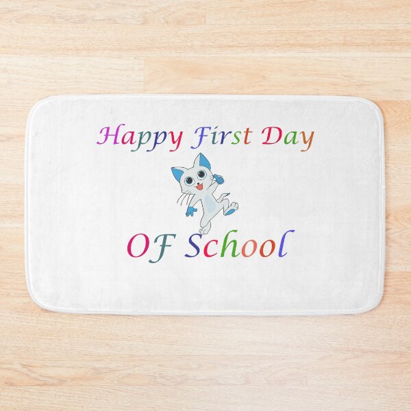 Item preview, Happy First Day Of School , Cat Lover Gift For Teacher Students  designed and sold by Soukainadesign.