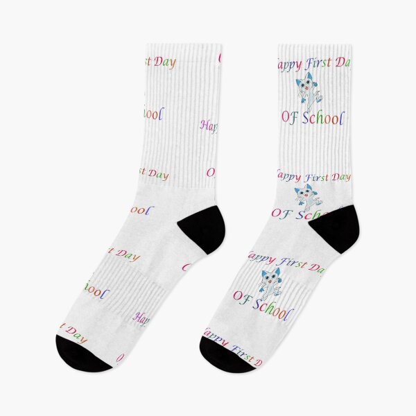 Item preview, Happy First Day Of School , Cat Lover Gift For Teacher Students  designed and sold by Soukainadesign.