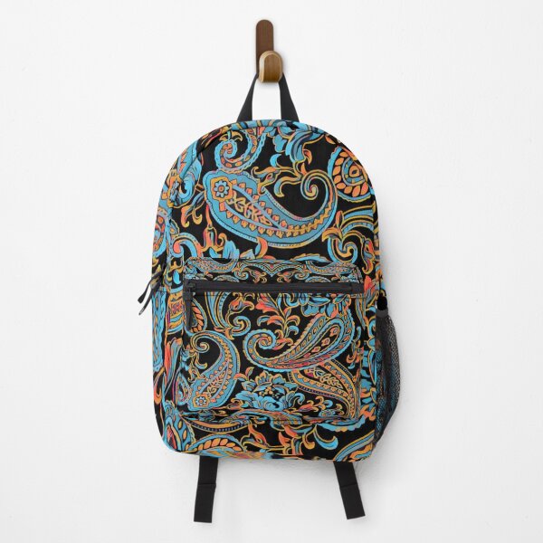 Item preview, Sky Blue and Autumn Orange Vintage Paisley designed and sold by Gerson Ramos.