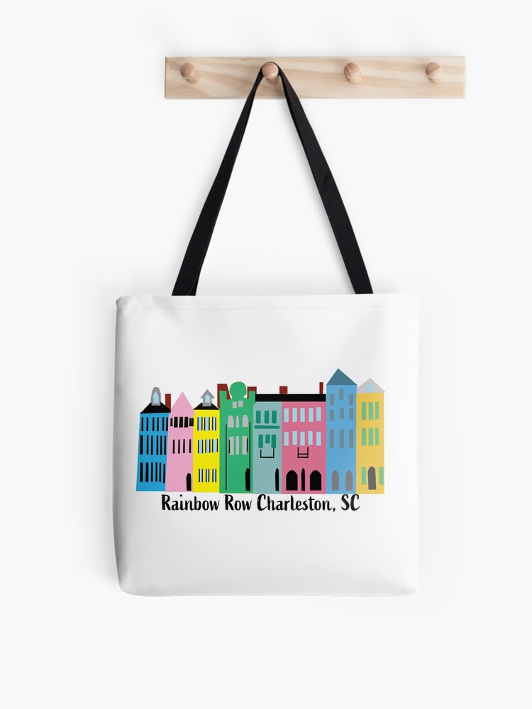 Charleston, SC, Green Circle Ombre Tote Bag