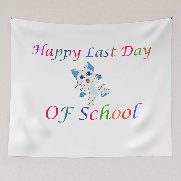 Item preview,  Happy Last Day Of School , Cat Lover Gift For Teacher Students  designed and sold by Soukainadesign.