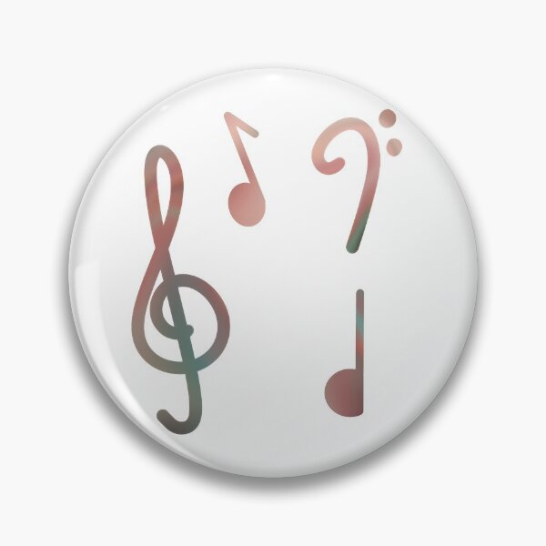 Item preview, Colourful Music Notes designed and sold by Twist and Shout.