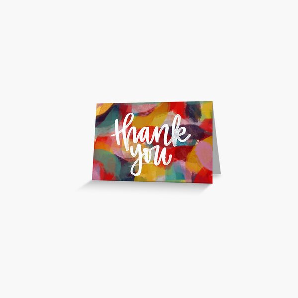 Item preview, Colorful Thank you  designed and sold by haylieruelle.
