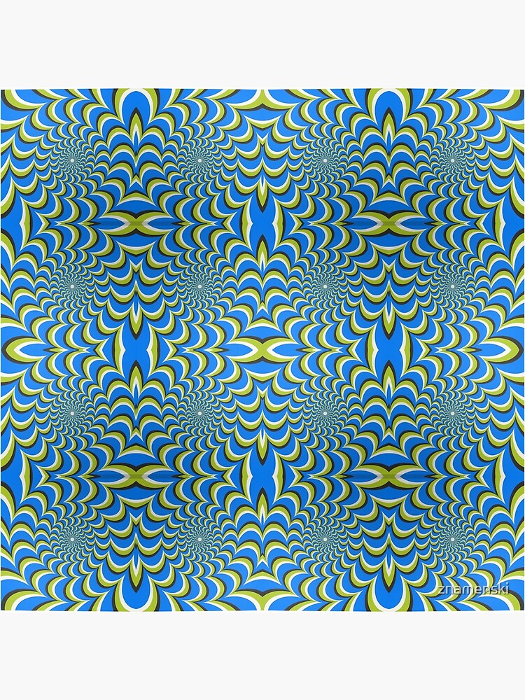 Pixers Optical illusion ellipse swirl by znamenski