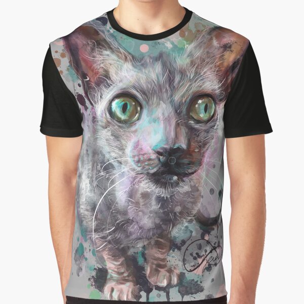 Vincent The Lykoi Graphic T-Shirt