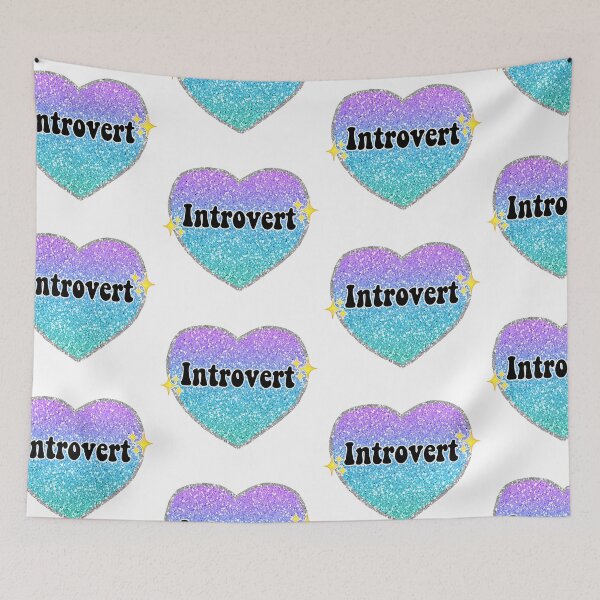 Item preview, Introvert ombre heart designed and sold by Ellie Canhoto.